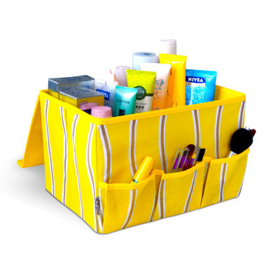 创意复古，打造韩式精致梳妆台 大号有盖收纳盒的桌面整理美学